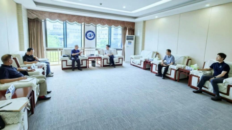 武汉文理学院校长谭晓明一行赴湖北工业大学进行专题调研