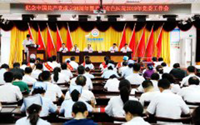 石有色医院召开纪念建党暨2019年党委工作会