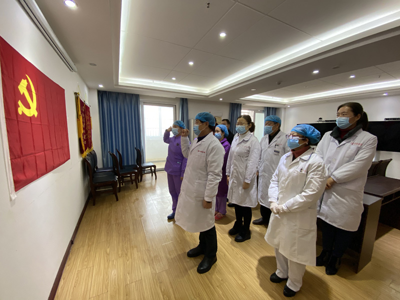 【和润抗疫·一线风采】潜江优抚医院血透室护士长火线入党